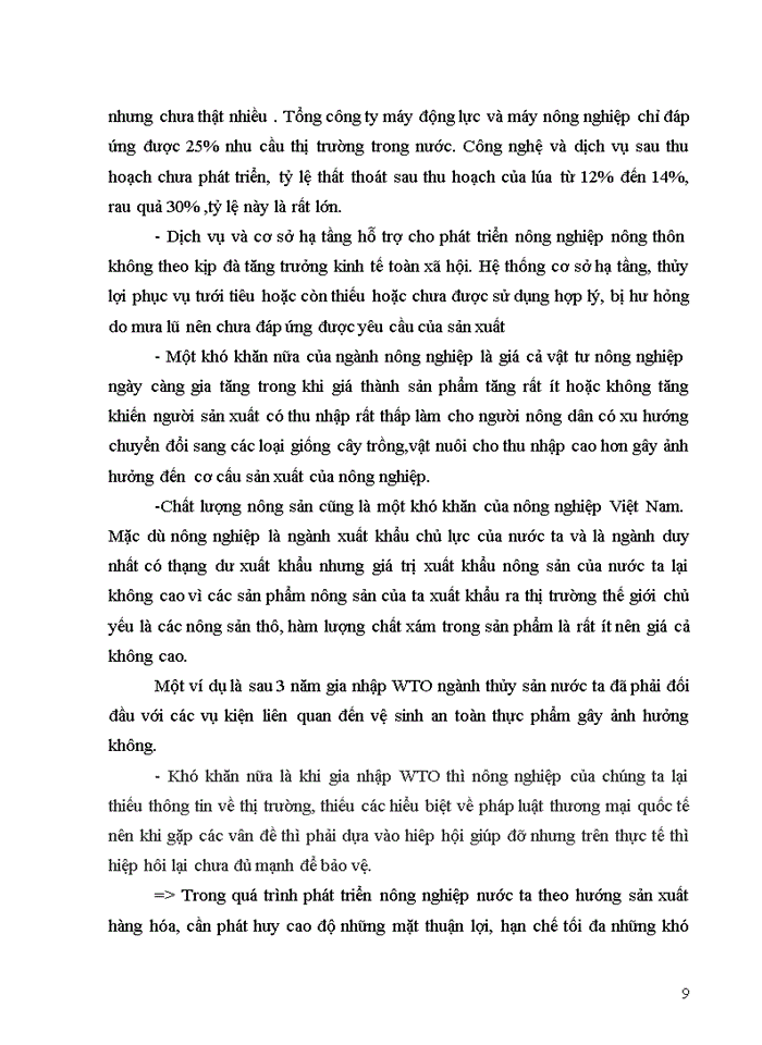 image for page Những thuận lợi và khó khăn trong phát triển nông nghiệp ở Việt Nam