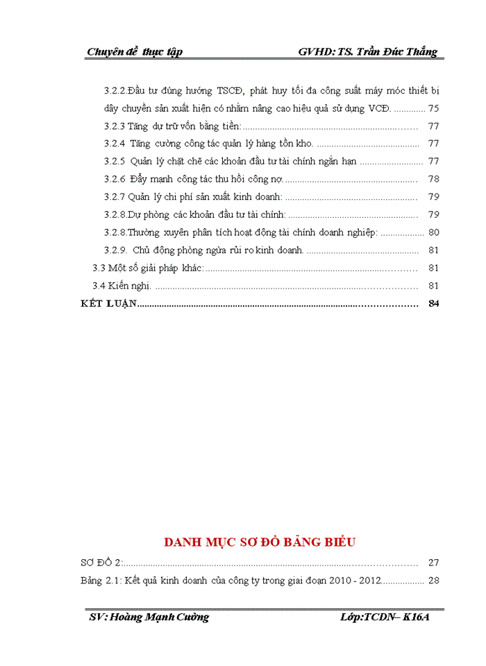 image for page Một số giải pháp nâng cao hiệu quả sử dụng vốn kinh doanh của công ty Cổ phần mía đường Nông Cống