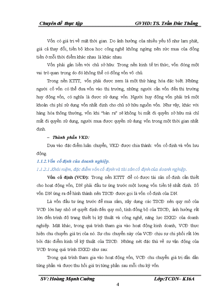 image for page Một số giải pháp nâng cao hiệu quả sử dụng vốn kinh doanh của công ty Cổ phần mía đường Nông Cống