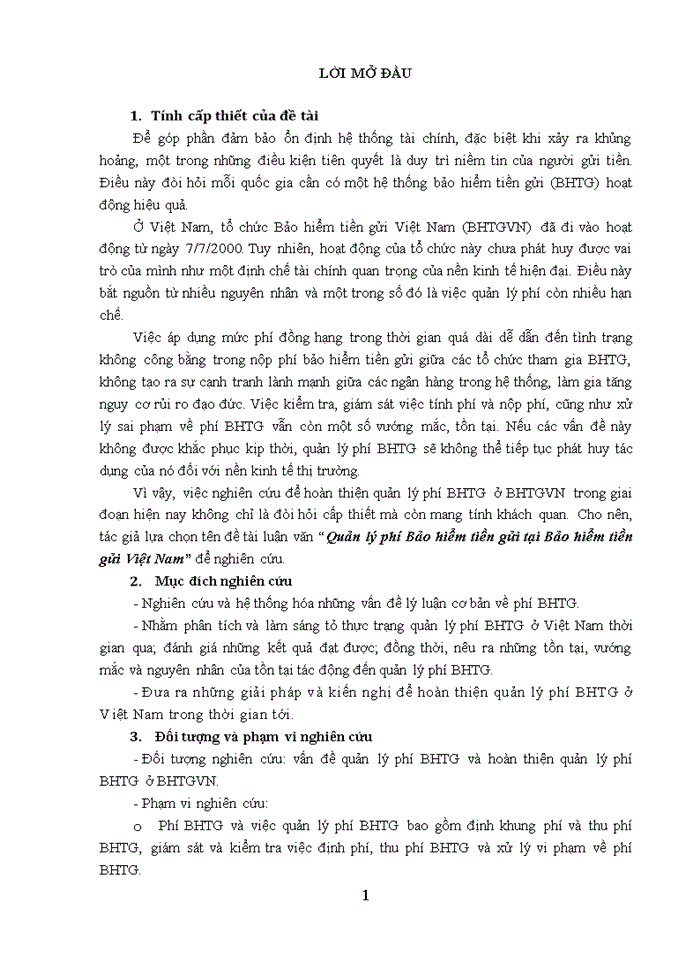 image for page Quản lý phí Bảo hiểm tiền gửi tại Bảo hiểm tiền gửi Việt Nam