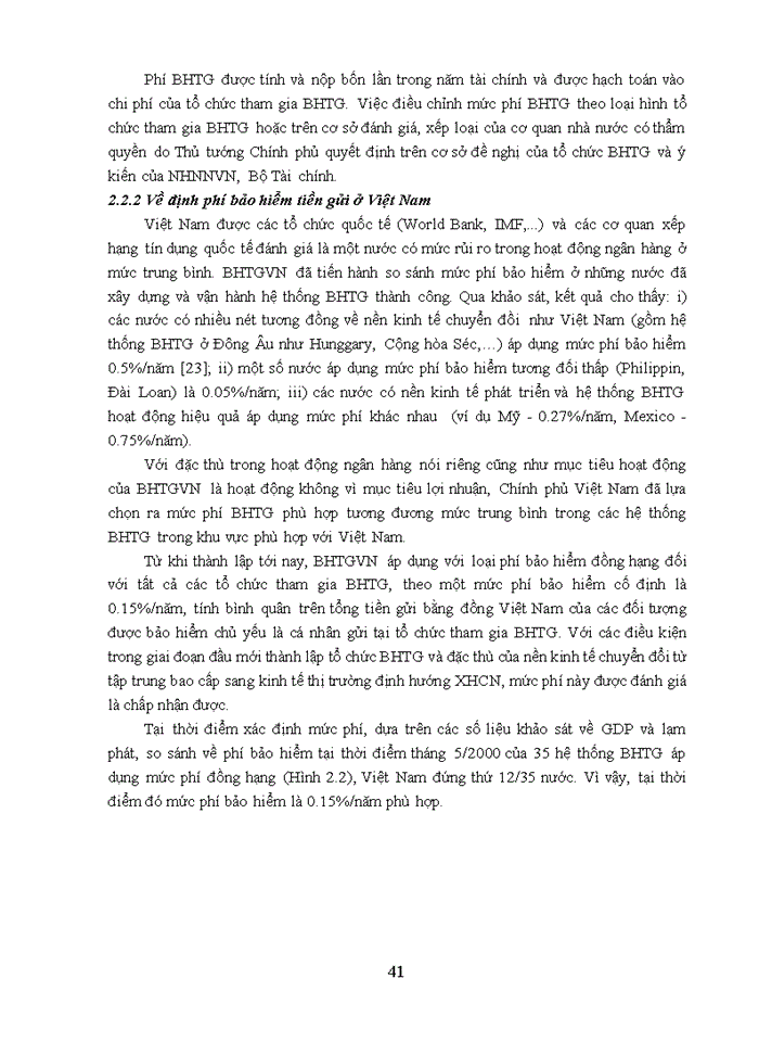 image for page Quản lý phí Bảo hiểm tiền gửi tại Bảo hiểm tiền gửi Việt Nam