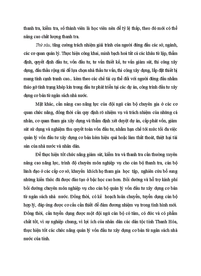 image for page Hoàn thiện Quản lý vốn đầu tư xây dựng cơ bản từ ngân sách nhà nước trên địa bàn tỉnh Thanh Hóa