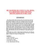 Thâm hụt nsnn và tác động của thâm hụt nsnn tới tăng trưởng kinh tế ở việt nam