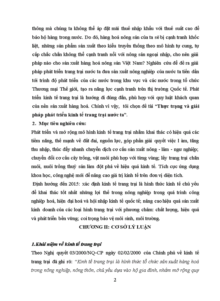 image for page Thực trạng và giải pháp phát triển kinh tế trang trại nước ta