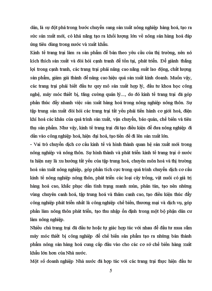 image for page Thực trạng và giải pháp phát triển kinh tế trang trại nước ta