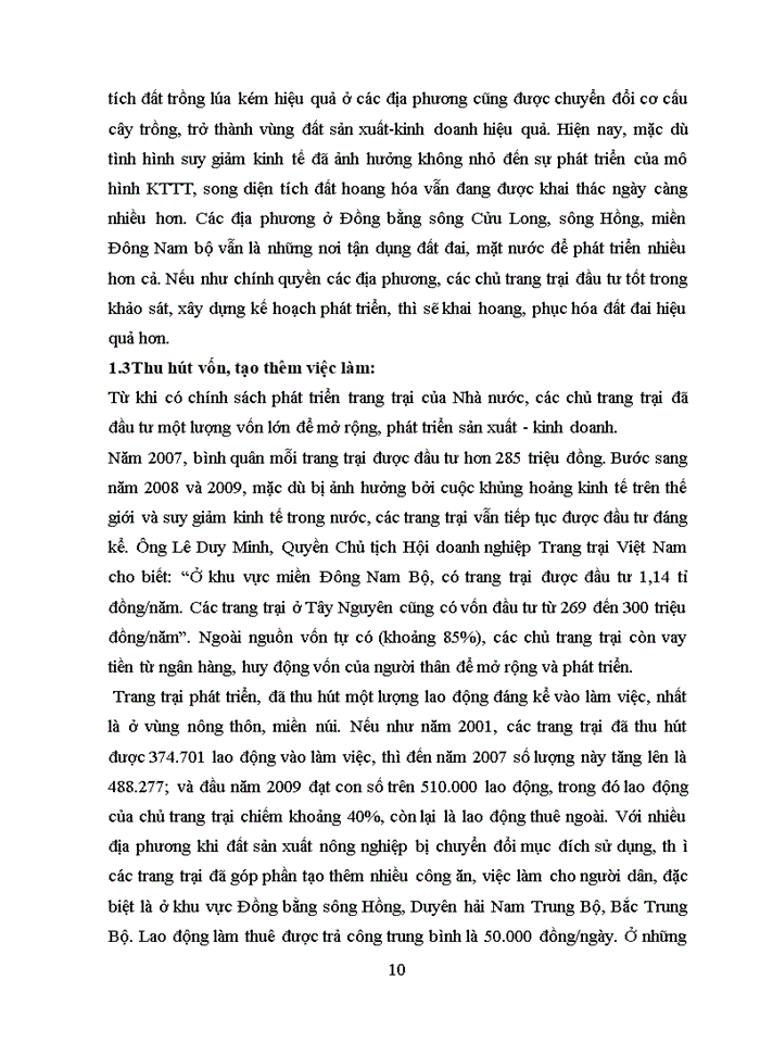 image for page Thực trạng và giải pháp phát triển kinh tế trang trại nước ta