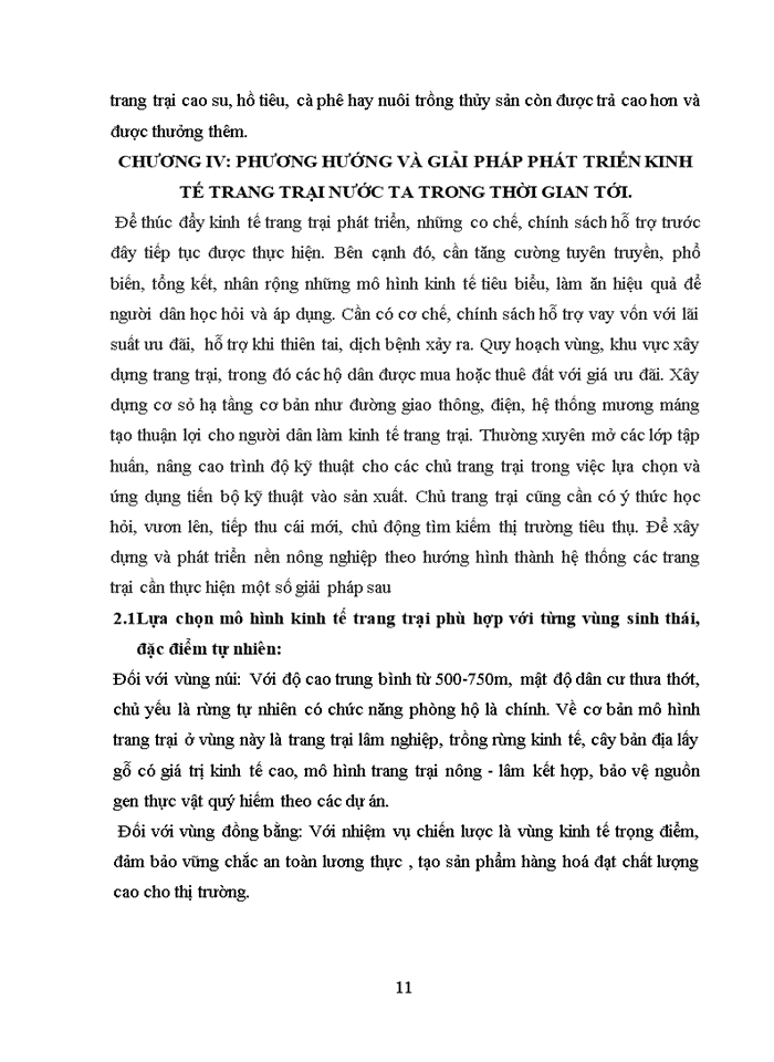 image for page Thực trạng và giải pháp phát triển kinh tế trang trại nước ta