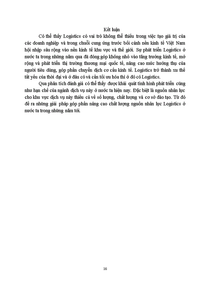 image for page Thực trạng nguồn nhân lực trong khu vực dịch vụ Logistics ở Việt Nam hiện nay