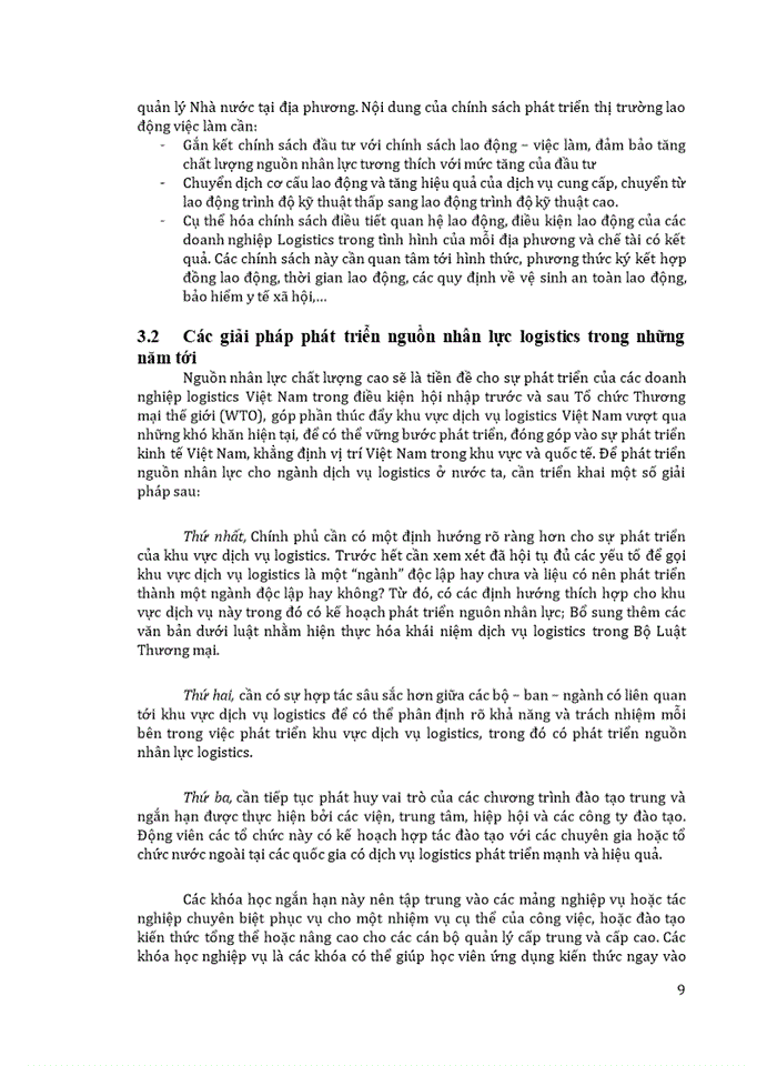 image for page Thực trạng nguồn nhân lực Logistics Việt Nam