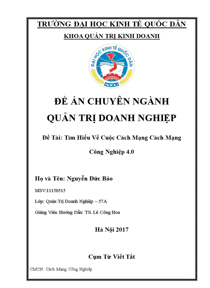 Tìm Hiểu Về Cuộc Cách Mạng Cách Mạng Công Nghiệp 4.0