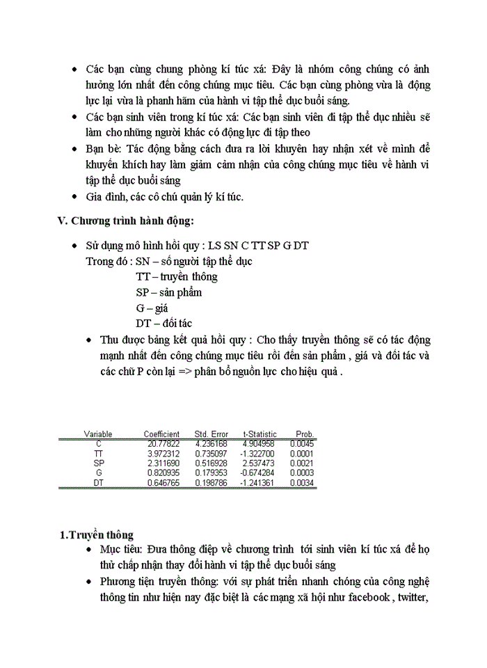 image for page Thay đổi hành vi tập thể dục buổi sáng của sinh viên ký túc xá ĐH Kinh Tế Quốc Dân.
