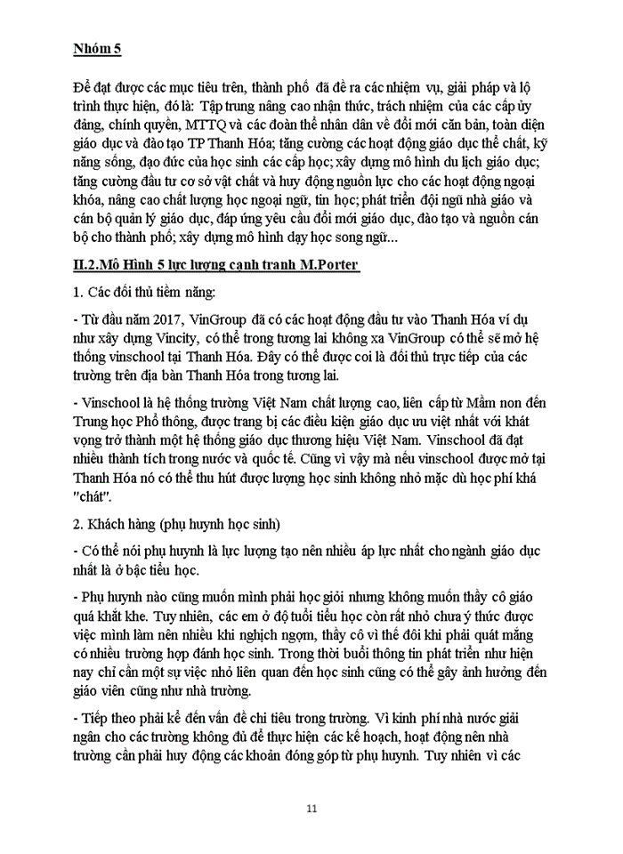 image for page Phân tích Môi trường bên ngoài của tổ chức