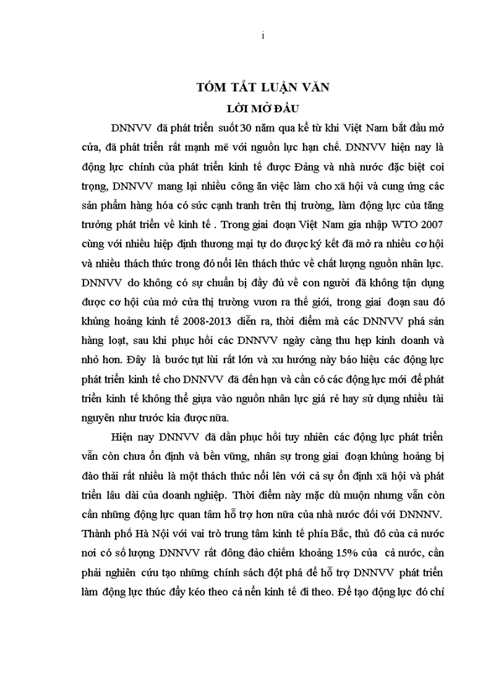 image for page Phát triển Nguồn nhân lực Doanh nghiệp nhỏ và vừa trên địa bàn thành phố Hà Nội