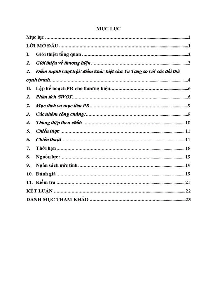 image for page Quan hệ công chúng lập kế hoạch pr cho yu tang