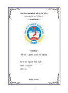 Lập kế hoạch tác nghiệp