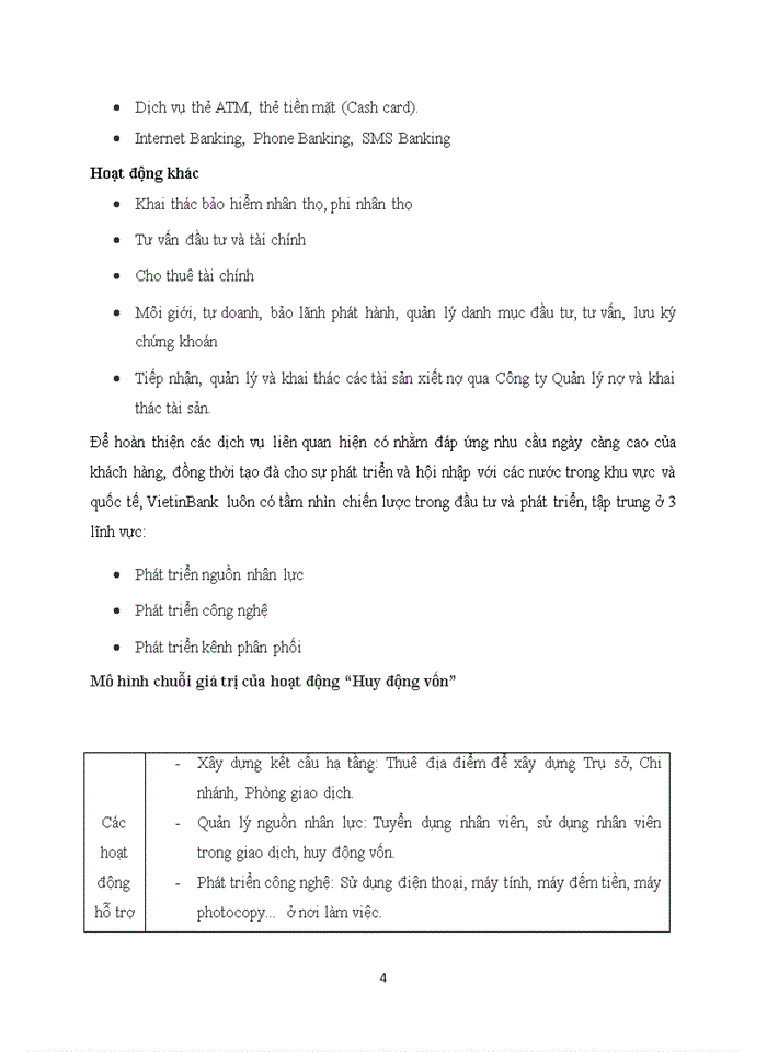 image for page Mô hình chuỗi giá trị để miêu tả 1 hoạt động cơ bản nào đó của tổ chức trên.