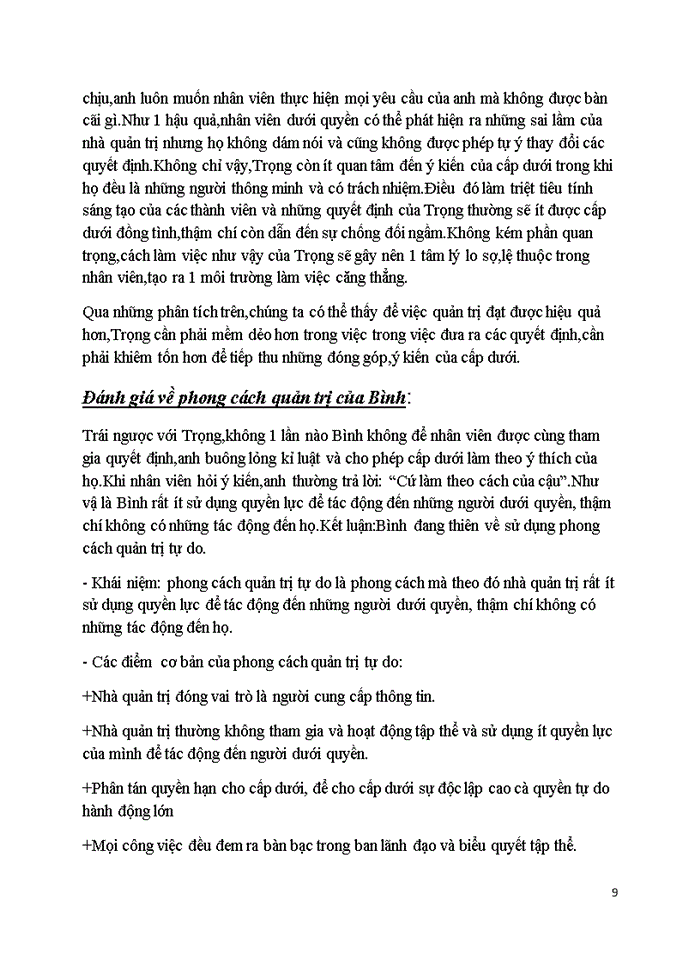 image for page Phân tích phong cách quản trị của một số nhà quản trị cấp cao trong thực tế Việt Nam