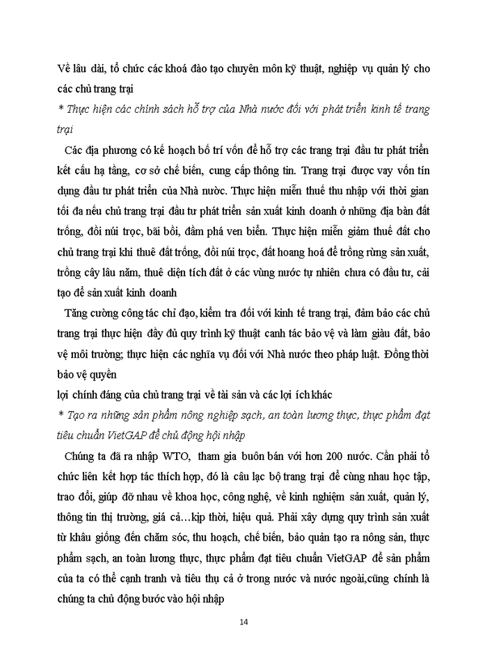 image for page Phân tích những thuận lợi, khó khăn trong phát triển kinh tế trang trại ở Việt Nam hiện nay