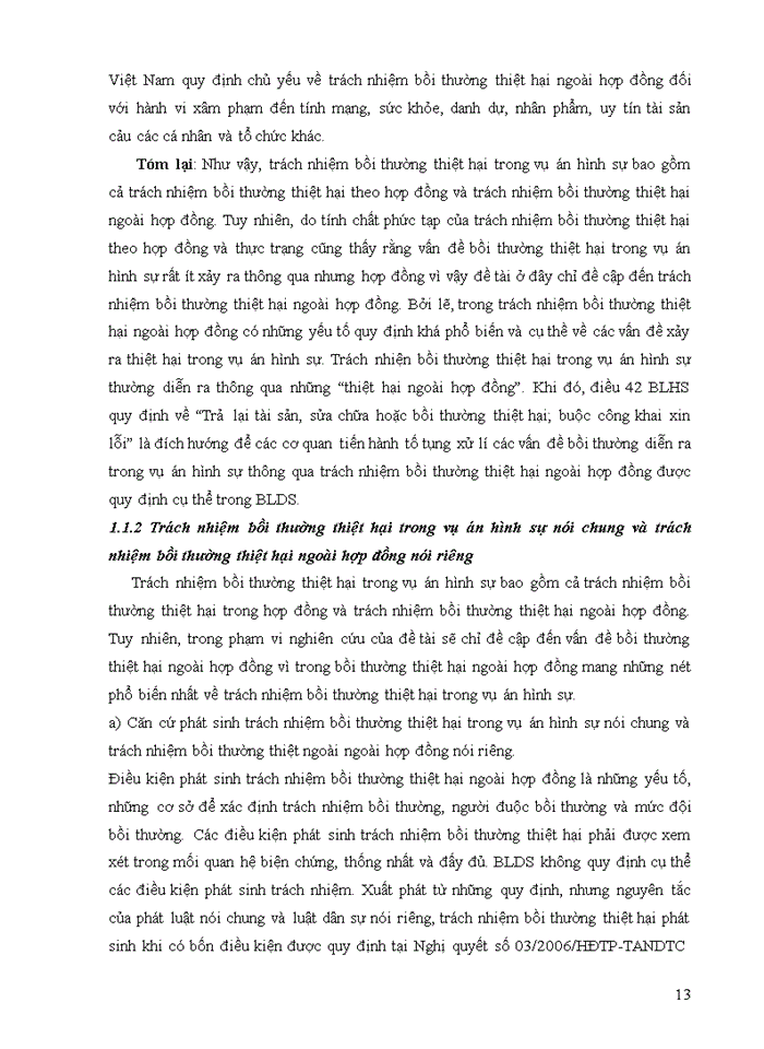 image for page Những quy định của pháp luật về trách nhiện bồi thường thiệt hại trong vụ án hình sự và bình luận khoa học về những điểm mới trong BLDS 2015