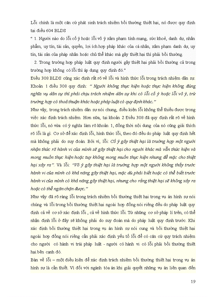 image for page Những quy định của pháp luật về trách nhiện bồi thường thiệt hại trong vụ án hình sự và bình luận khoa học về những điểm mới trong BLDS 2015