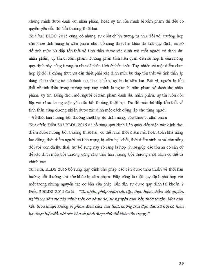 image for page Những quy định của pháp luật về trách nhiện bồi thường thiệt hại trong vụ án hình sự và bình luận khoa học về những điểm mới trong BLDS 2015