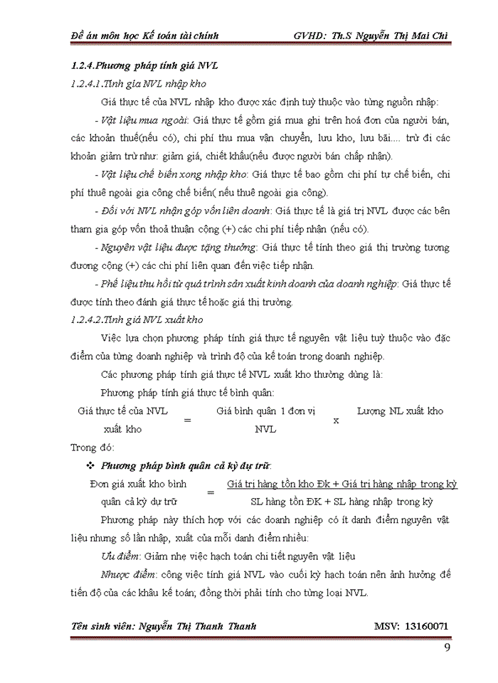 image for page Bàn về tính giá nguyên vật liệu trong doanh nghiệp