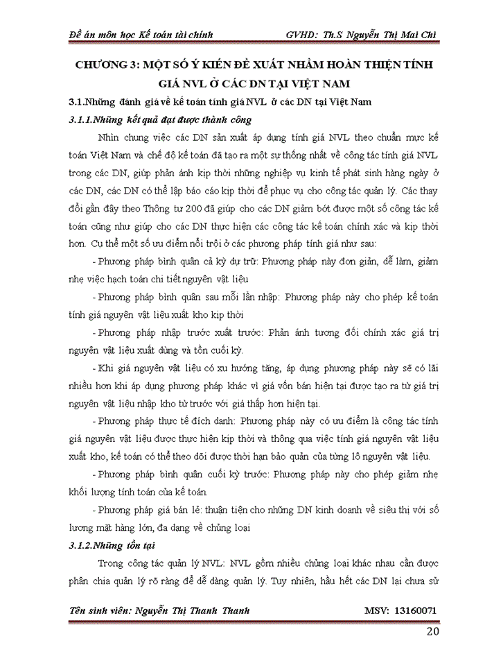 image for page Bàn về tính giá nguyên vật liệu trong doanh nghiệp