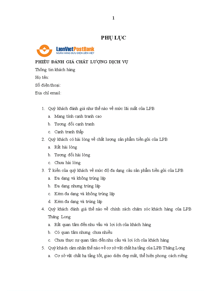 image for page Nâng cao hiệu quả huy động tiền gửi tại Ngân hàng TMCP Bưu điện Liên Việt – Chi nhánh Thăng Long