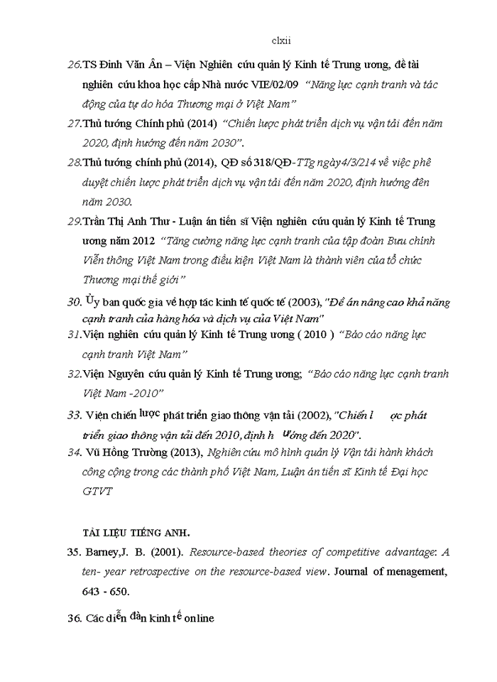 image for page Nghiên cứu các giải pháp nâng cao năng lực cạnh tranh của vận tải hành khách bằng ô tô trong xu thế hội nhập