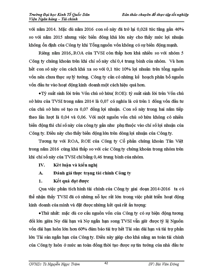 image for page Phân tích đánh giá tình hình tài chính Công ty Cổ phần chứng khoán Tân Việt trong giai đoạn 2014-2016
