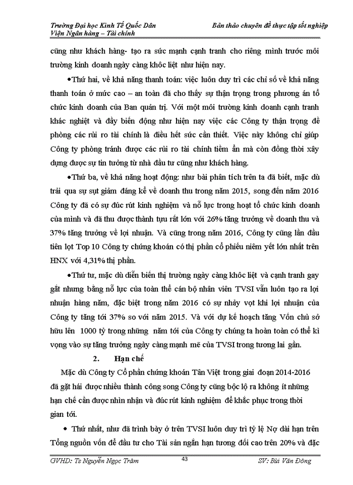 image for page Phân tích đánh giá tình hình tài chính Công ty Cổ phần chứng khoán Tân Việt trong giai đoạn 2014-2016