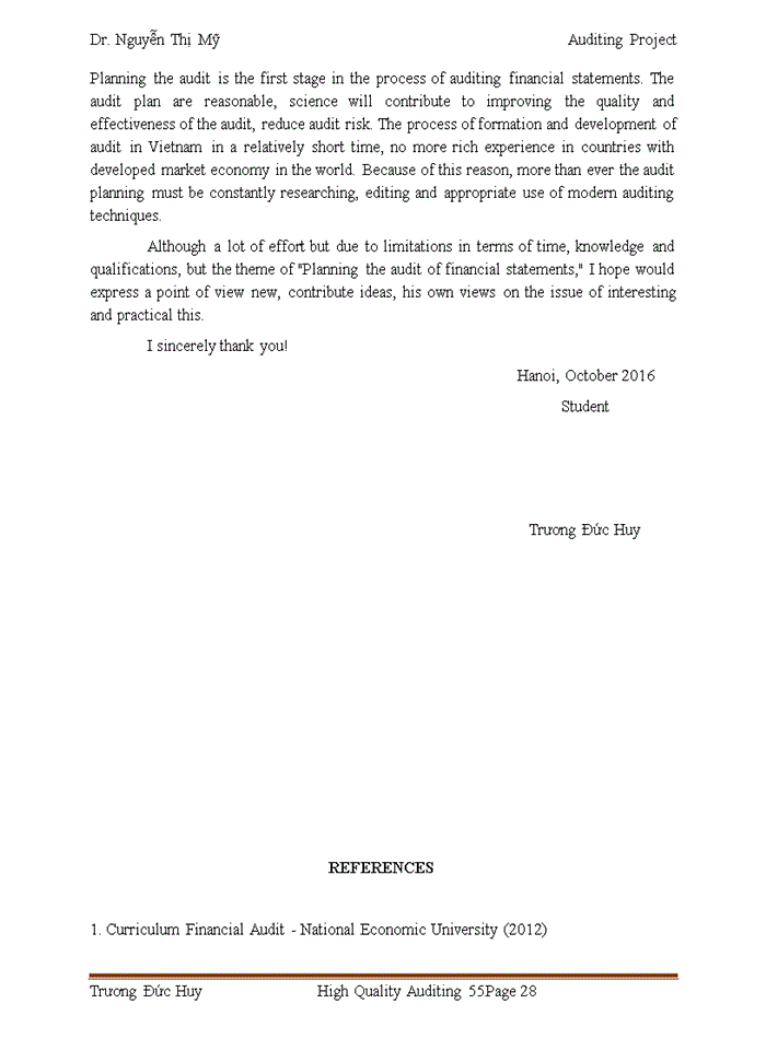 image for page Complete The audit planning of financial statements audit