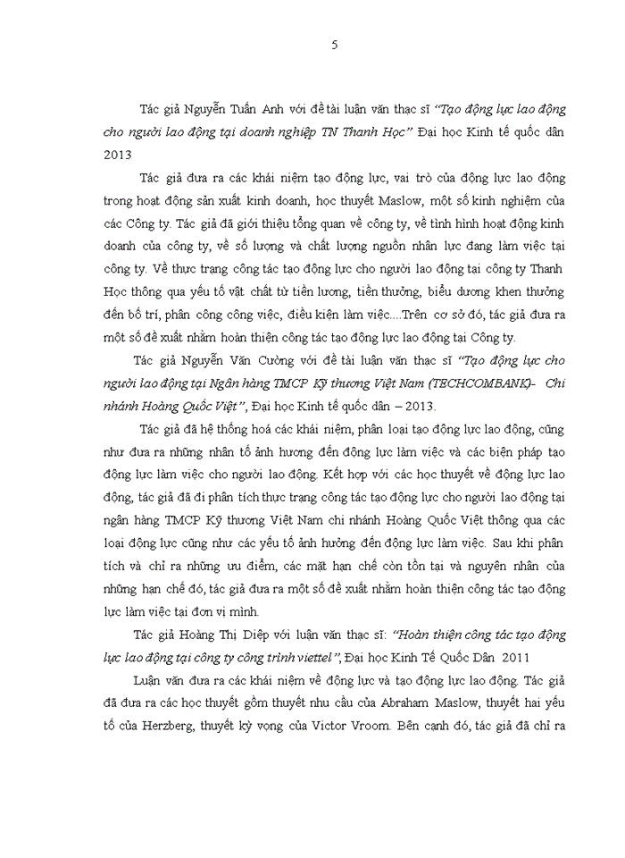 image for page Công tác tạo động lực cho đội ngũ cán bộ công nhân viên của Công ty Cơ khí và Xây dựng Posco E&C