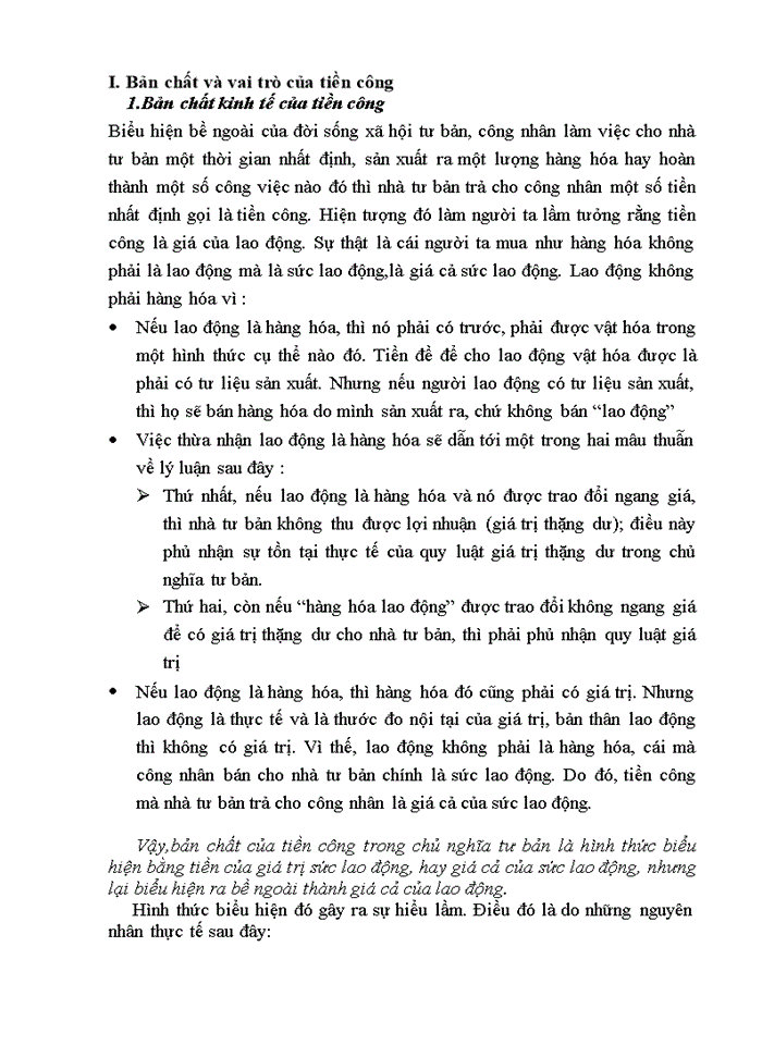 image for page Tiền công trong chủ nghĩa tư bản