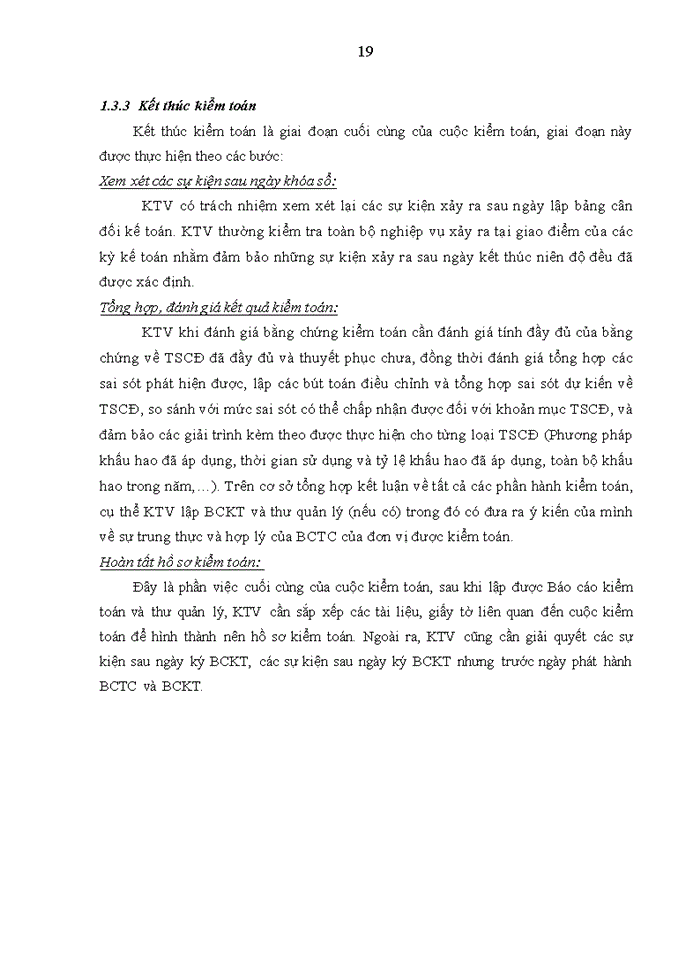 image for page Một số nhận xét và giải pháp hoàn thiện quy trình kiểm toán khoản mục tscđ và khấu hao tscđ trong kiểm toán bctc do công ty tnhh kiểm toán dfk thực hiện