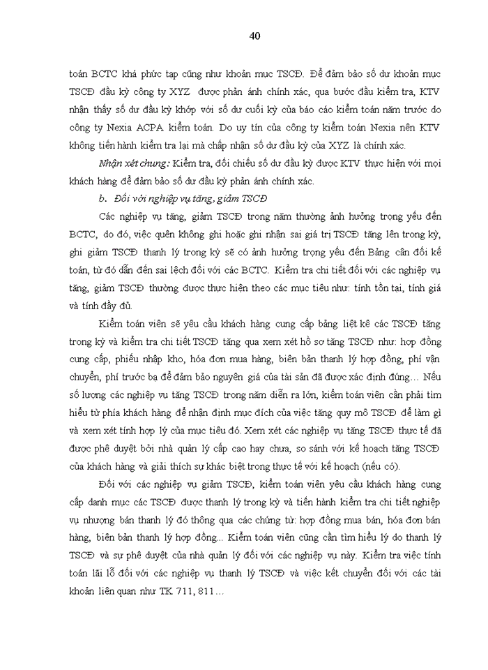 image for page Một số nhận xét và giải pháp hoàn thiện quy trình kiểm toán khoản mục tscđ và khấu hao tscđ trong kiểm toán bctc do công ty tnhh kiểm toán dfk thực hiện
