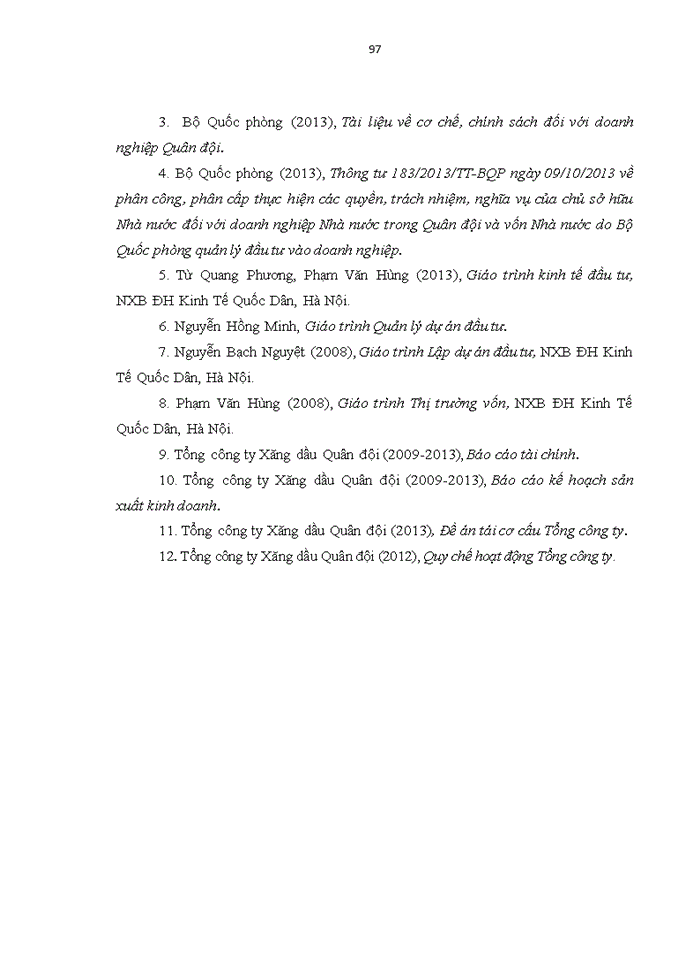 image for page Đầu tư phát triển tại Tổng công ty Xăng dầu Quân Đội giai đoạn 2009-2020