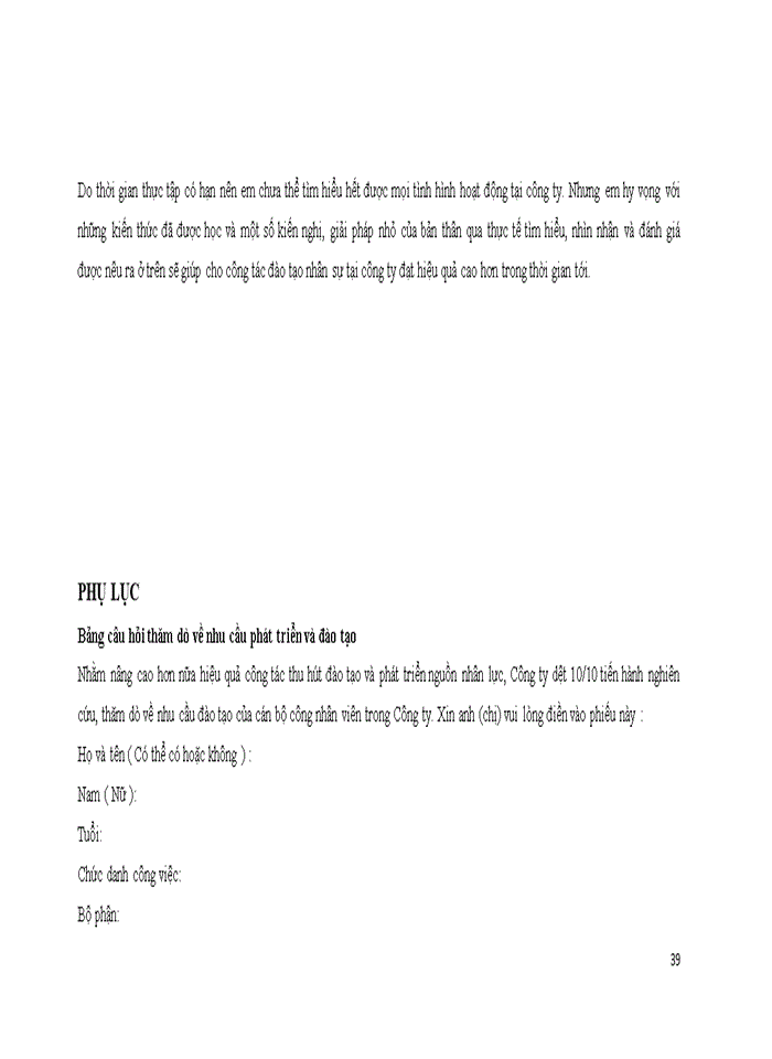 image for page Thu hút và đào tạo nguồn nhân lực chất lượng cao nhằm đáp ứng nhu cầu phát triển của Công ty cổ phần Dệt 10/10