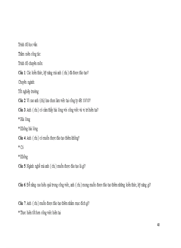 image for page Thu hút và đào tạo nguồn nhân lực chất lượng cao nhằm đáp ứng nhu cầu phát triển của Công ty cổ phần Dệt 10/10