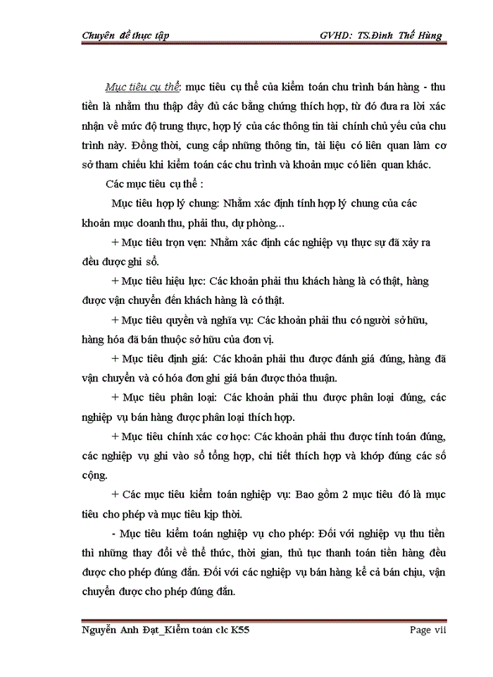 image for page Hoàn thiện quy trình kiểm toán chu trình bán hàng - thu tiền trong kiểm toán Báo cáo tài chính do công ty TNHH Kiểm toán và Tư vấn đầu tư tài chính Châu Á - FADACO  thực hiện