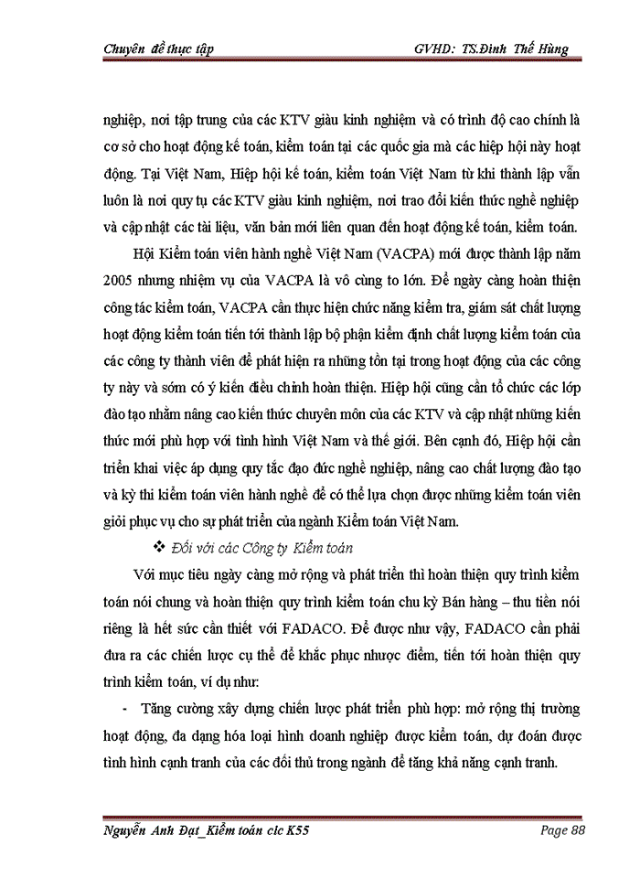 image for page Hoàn thiện quy trình kiểm toán chu trình bán hàng - thu tiền trong kiểm toán Báo cáo tài chính do công ty TNHH Kiểm toán và Tư vấn đầu tư tài chính Châu Á - FADACO  thực hiện