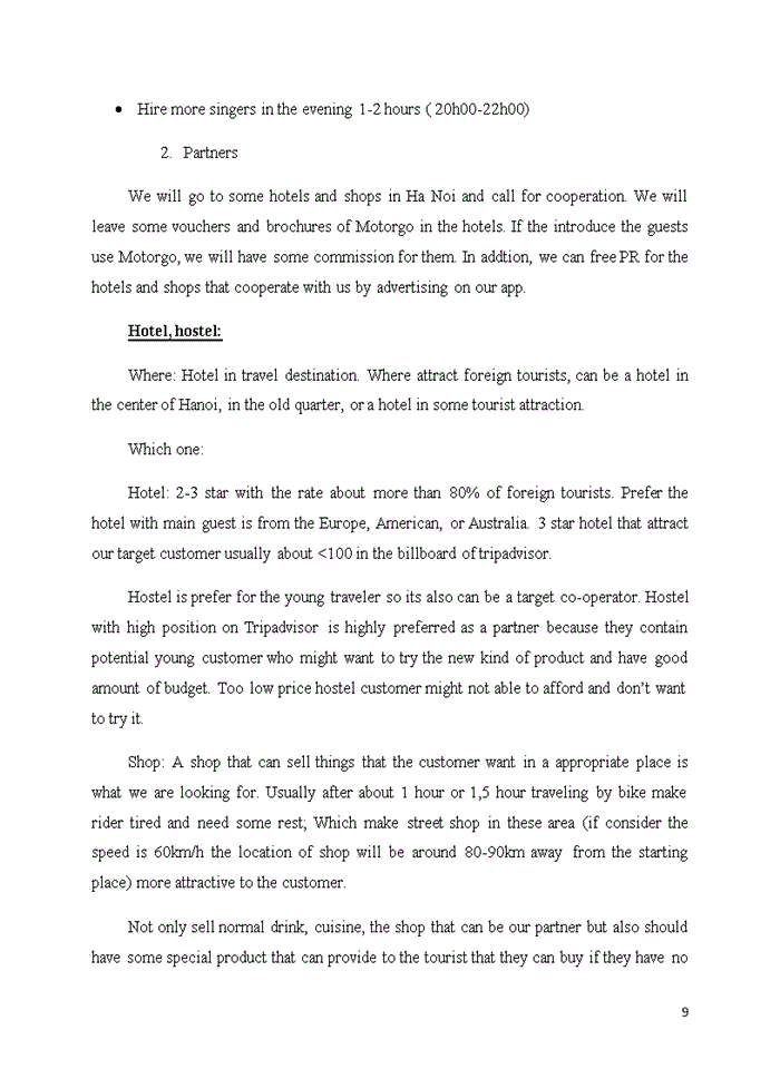 image for page Marketing Promotion Plan for new product “MotorGo”