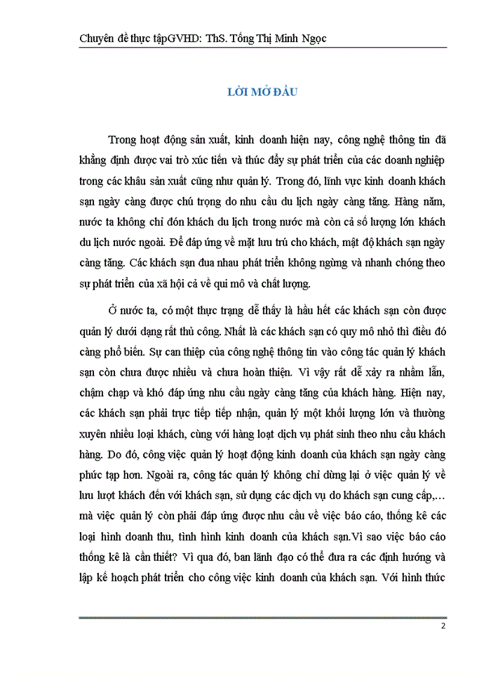 image for page Xây dựng hệ thống quản lý khách sạn