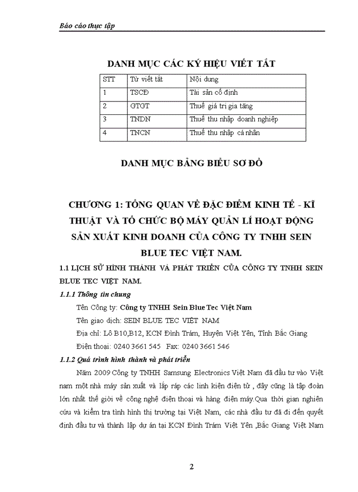 image for page Đánh giá về tính hình tổ chức hạch toán kế toán tại Công ty TNHH Sein Blue Tec Việt Nam