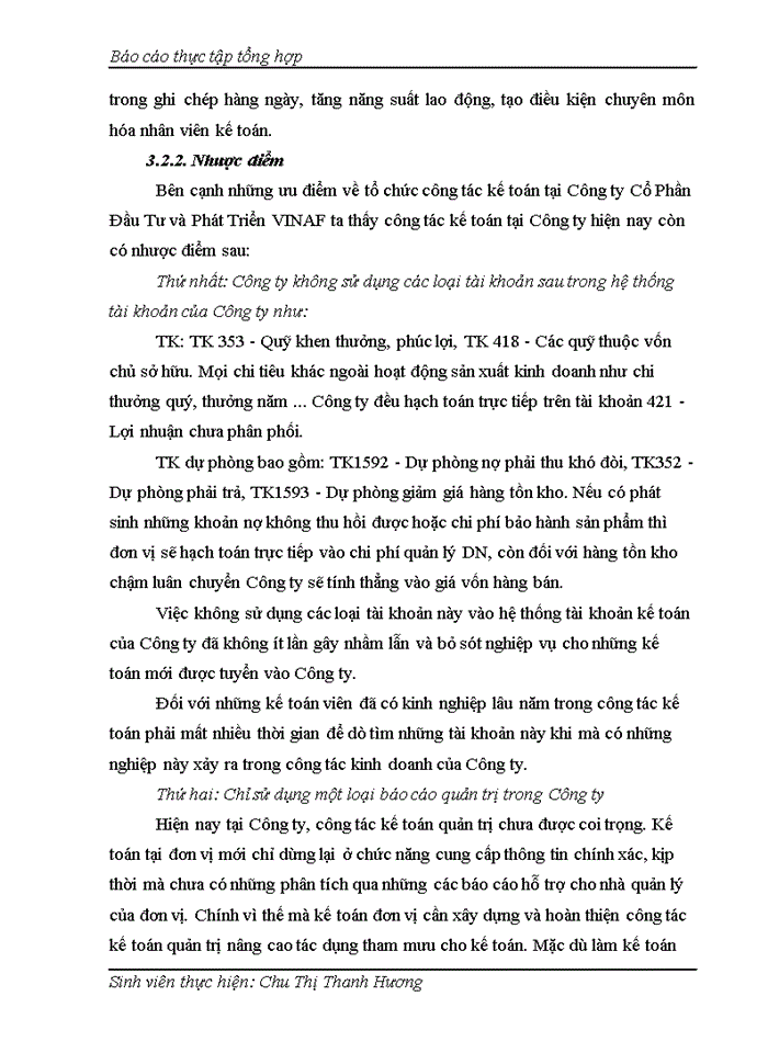 image for page Đánh giá về tình hình tổ chức hạch toán kế toán tại Công ty Cổ Phần Đầu Tư và Phát Triển VINAF