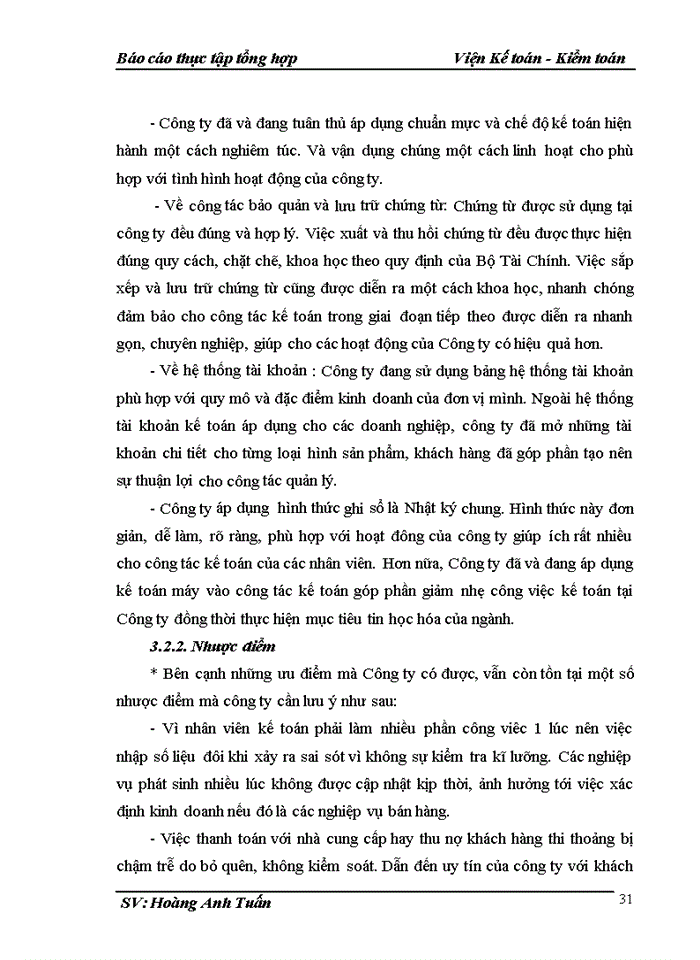 image for page Đánh giá khái quát về tình hình tổ chức kế toán tại Công ty cổ phần đầu tư phát triển điện lực và hạ tầng Đông Nam Á