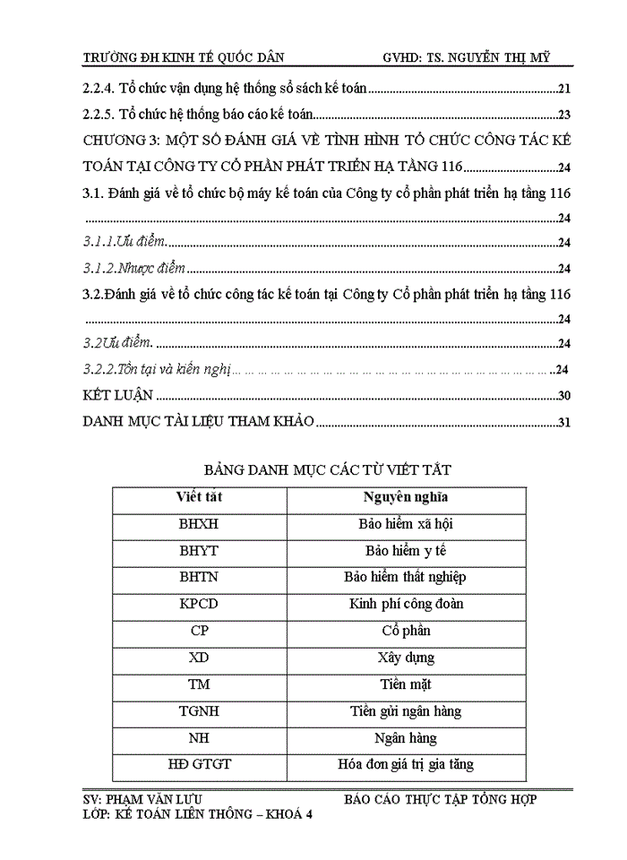 image for page Đánh giá về tình hình tổ chức công tác kế toán tại Công ty Cổ phần phát triển hạ tầng 116