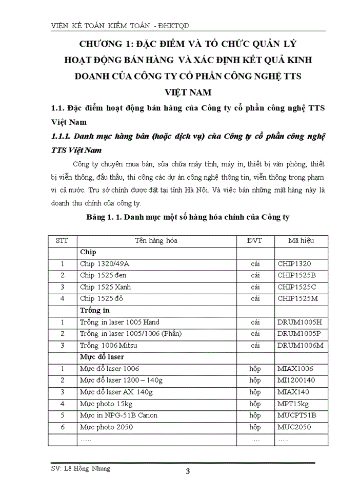 image for page Hoàn thiện kế toán bán hàng và xác định kết quả kinh doanh tại Công Ty Cổ Phần công nghệ TTS Việt Nam