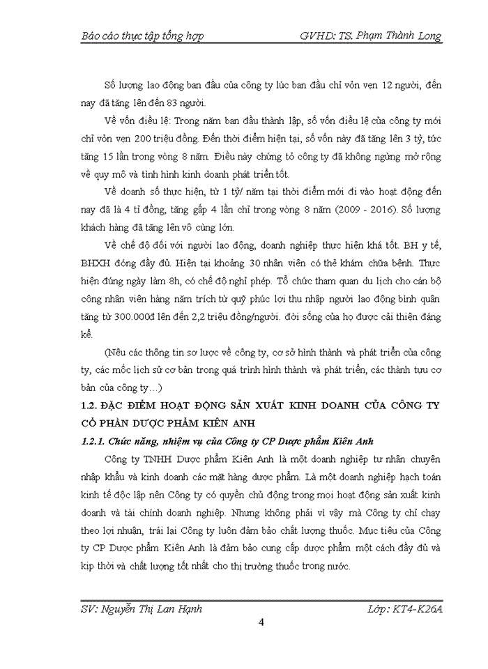 image for page Đánh giá về tình hình tổ chức kế toán tại Công ty Cổ phần Dược phẩm Kiên Anh