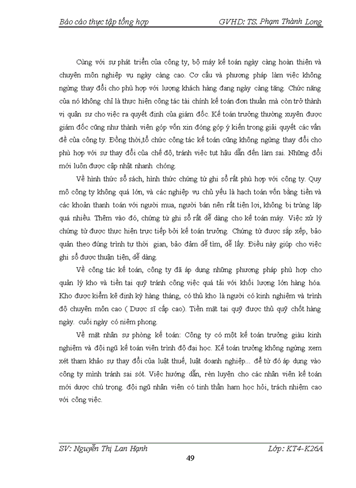 image for page Đánh giá về tình hình tổ chức kế toán tại Công ty Cổ phần Dược phẩm Kiên Anh